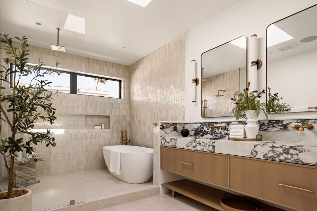 Modern Organic Spa Bathroom
