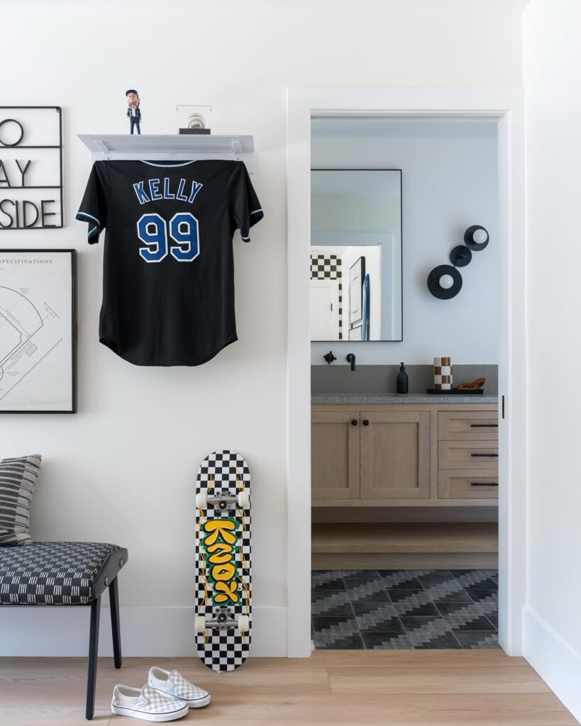 Modern Sports & Skate-Themed Bedroom
