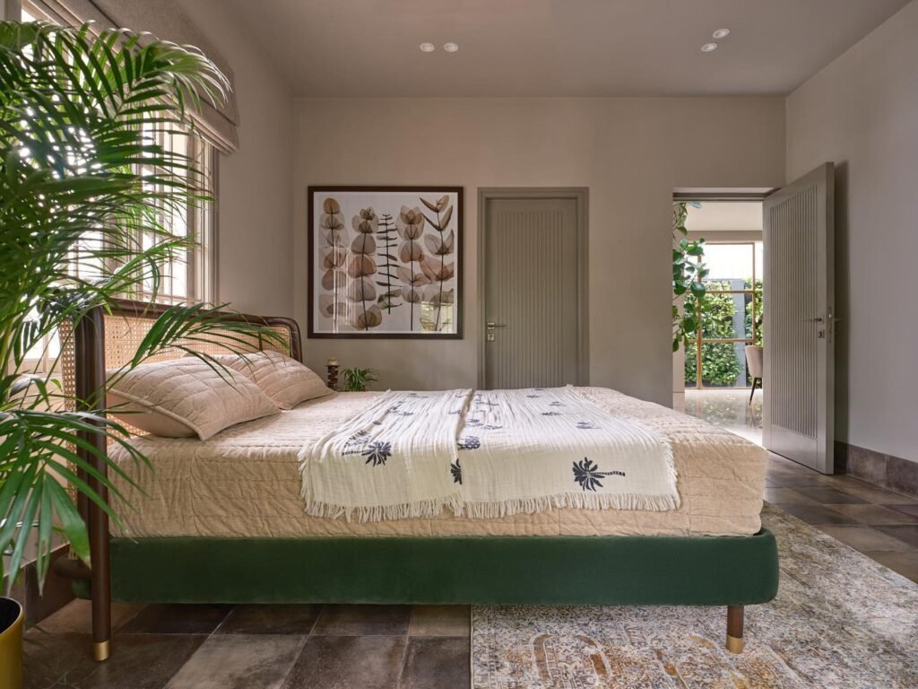 Nature-Inspired Guest Room with Organic Elegance
