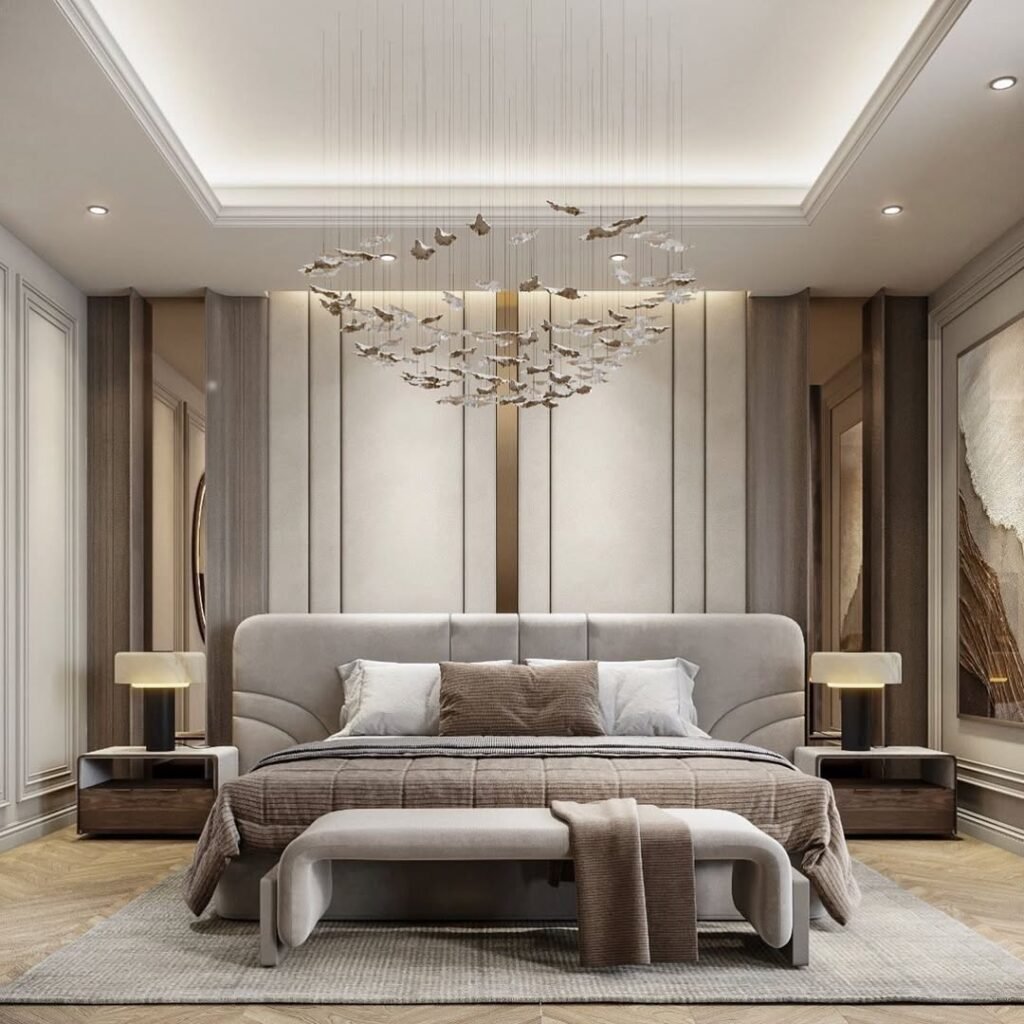 Opulent Modern Master Bedroom Design
