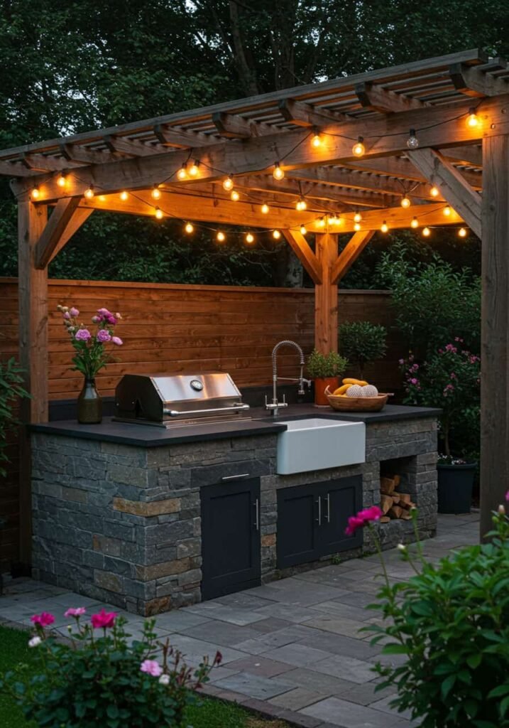 Outdoor Kitchen Setup
