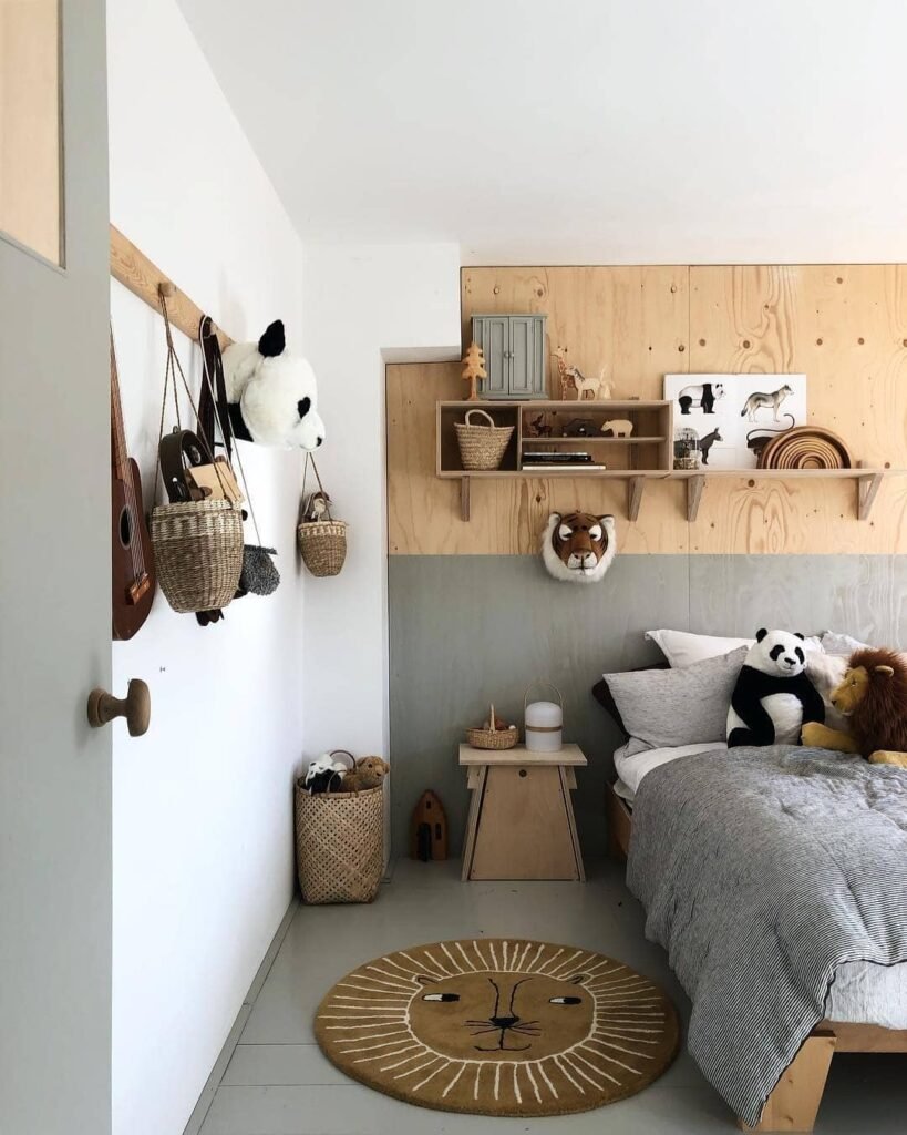 Rustic Safari-Inspired Kids Room
