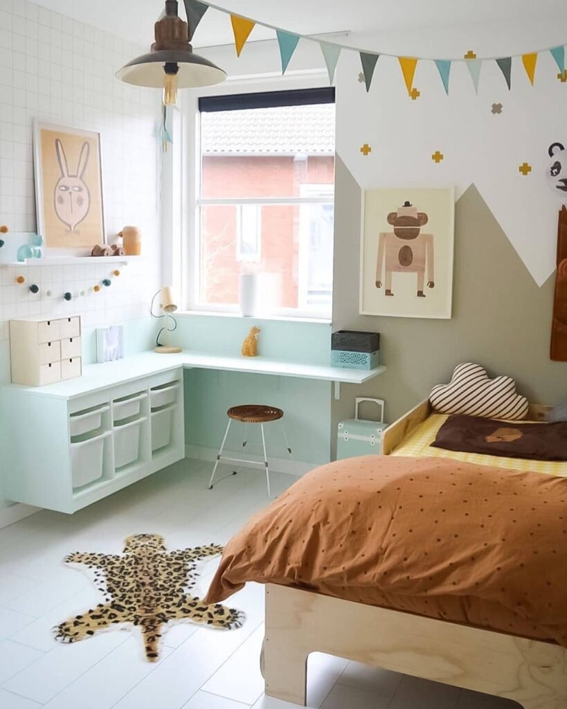 Scandinavian Jungle Adventure Room
