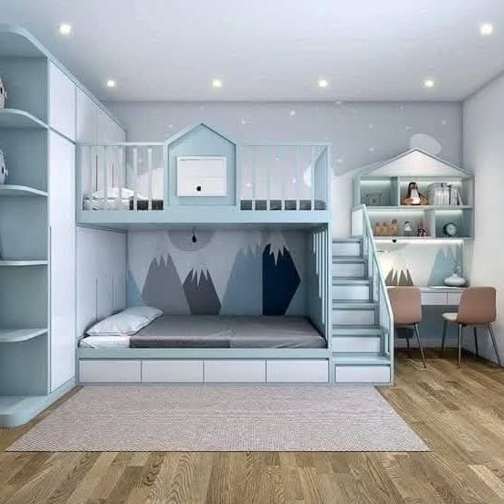 Skyline Bunk Haven A Dreamy Loft-Inspired Kids' Room
