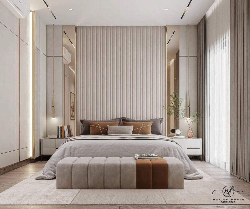 Sophisticated Tranquility A Luxurious Modern Master Bedroom
