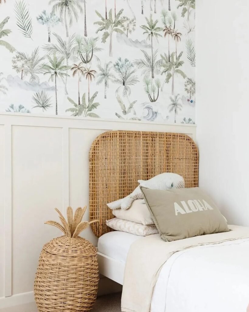 Tropical Boho Bedroom with Relaxed Vibes
