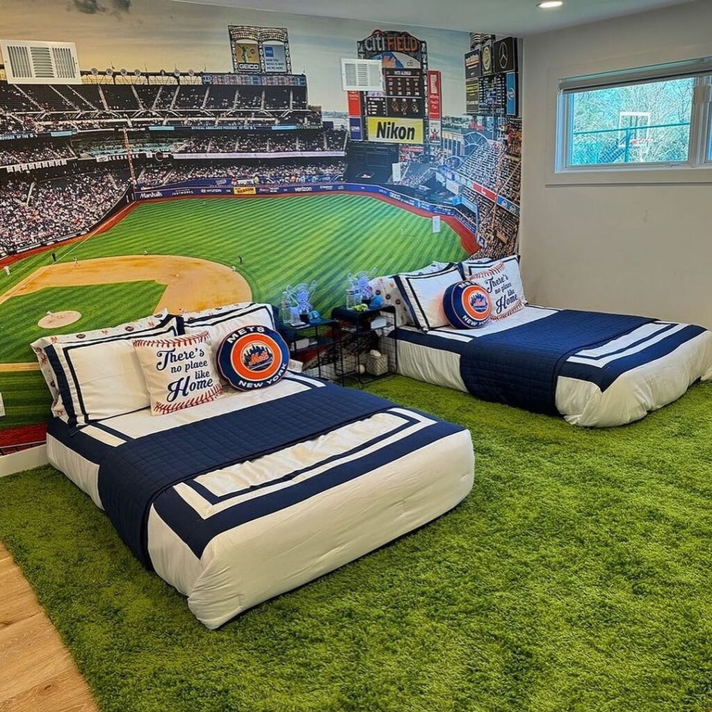 Ultimate Baseball-Themed Bedroom
