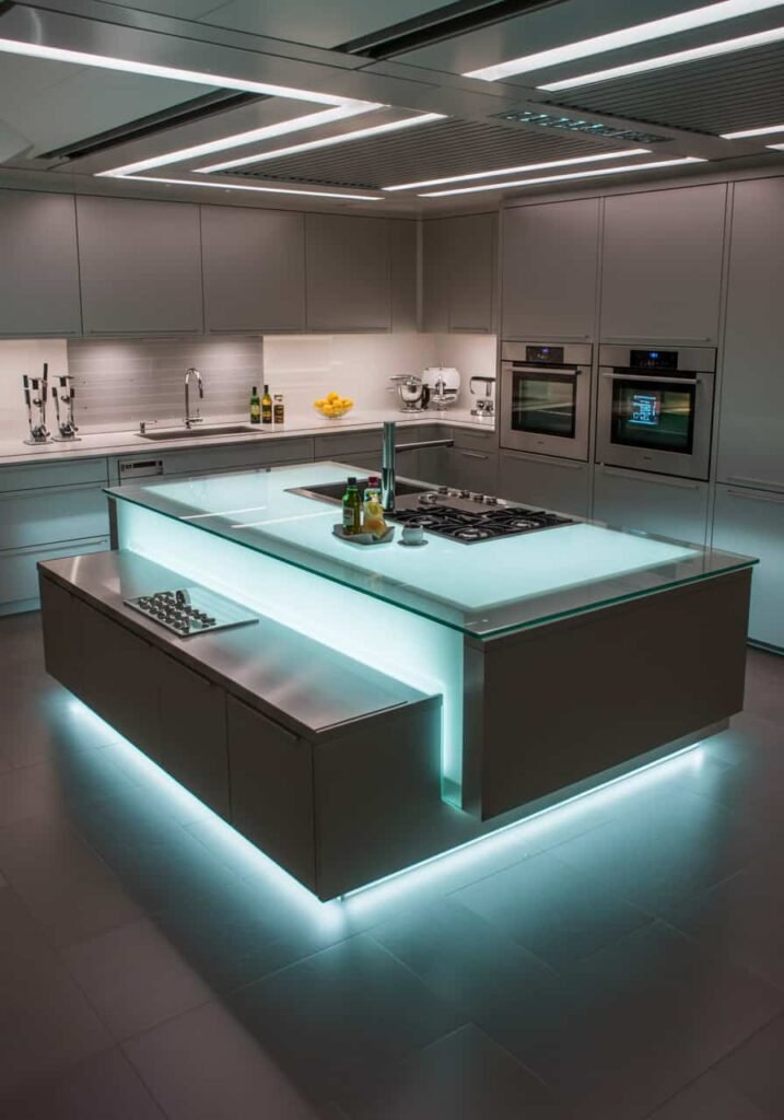 Ultra-Modern Futuristic Kitchen
