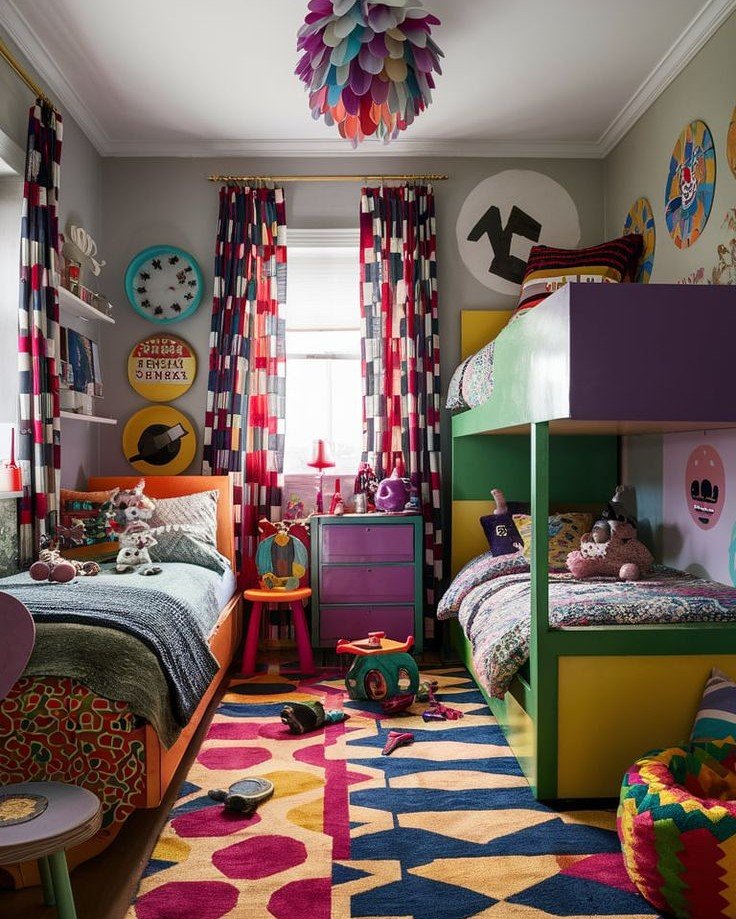 Vibrant and Playful Eclectic Design
