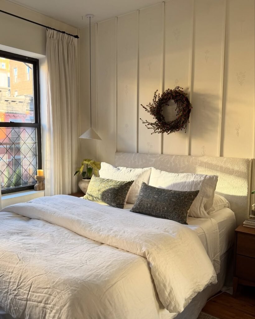 Warm & Cozy Coastal Bedroom with Natural Light

