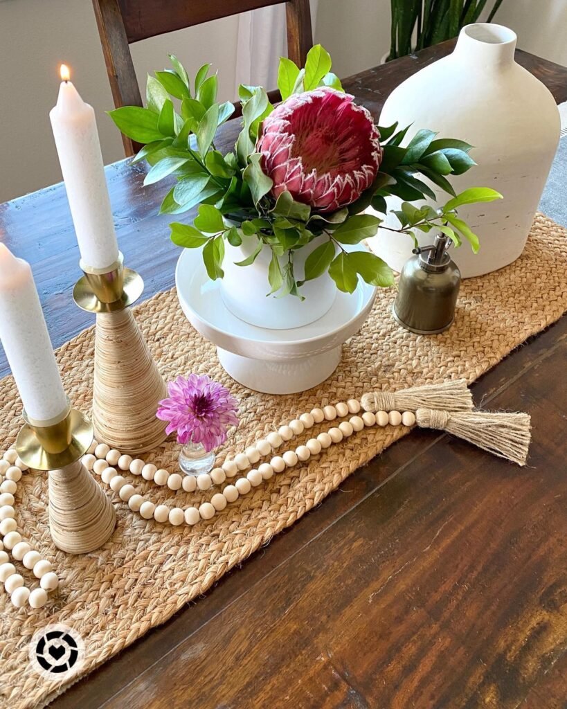 Rustic Elegance Spring Centerpiece
