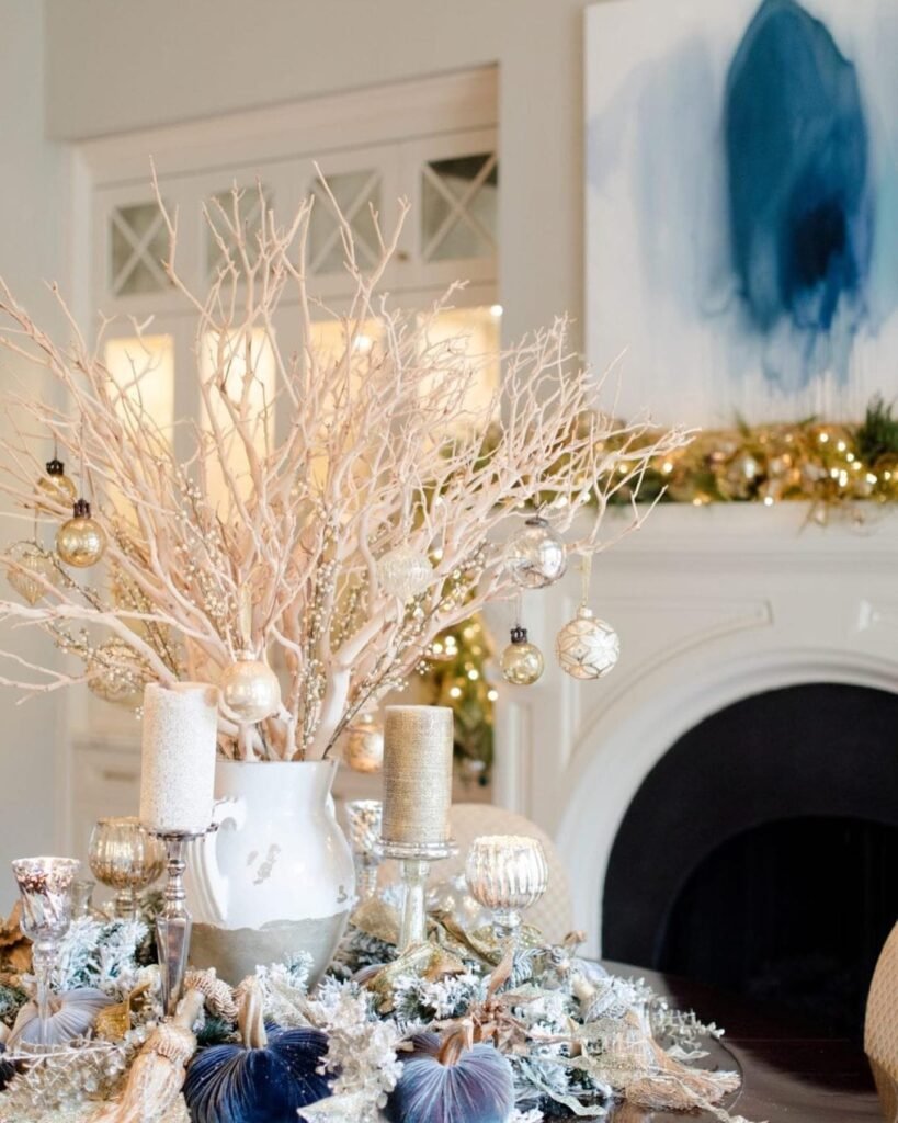 Winter Wonderland Dining Tabletop Décor
